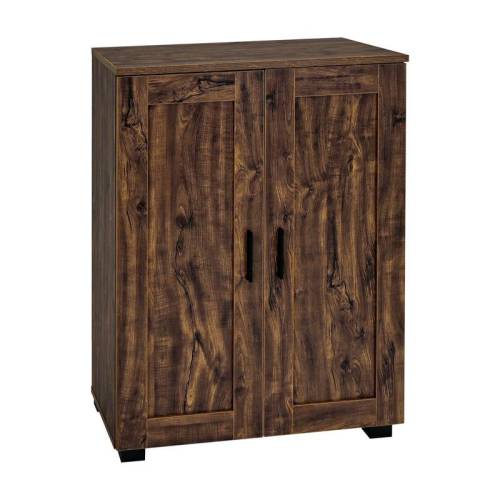 ΠΑΠΟΥΤΣΟΘΗΚΗ Fylliana "Cubo" ΜΕ 4 ΡΑΦΙΑ ΧΡΩΜΑ BROWN OAK 60x33x84εκ