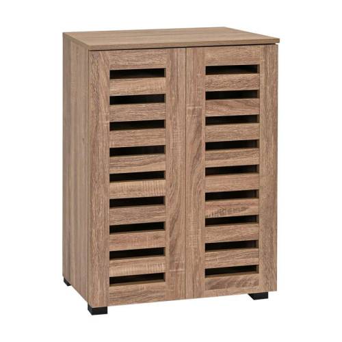 ΠΑΠΟΥΤΣΟΘΗΚΗ Fylliana "Vento" ΜΕ 4 ΡΑΦΙΑ ΧΡΩΜΑ GREY OAK 60x33x87εκ