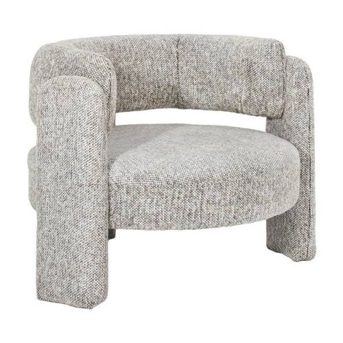 ΠΟΛΥΘΡΟΝΑ Fylliana FL6414 ΕΚΡΟΥ ΜΕ ΜΑΥΡΟ ΧΡΩΜΑ ΥΦΑΣΜΑΤΟΣ 88x94x73εκ