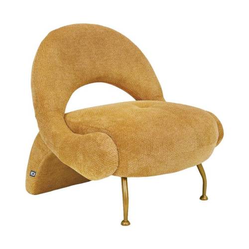 ΠΟΛΥΘΡΟΝΑ Fylliana FL6654 ΜΟΥΣΤΑΡΔΙ ΧΡΥΣΟ ΜΕΤΑΛΛΙΚΟ ΠΟΔΙ 80x86x81εκ