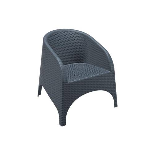 ΠΟΛΥΘΡΟΝΑ ΓΚΡΙ  ARUBA 80*75*74*44