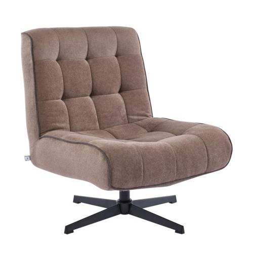 ΠΟΛΥΘΡΟΝΑ ΠΕΡΙΣΤΡΕΦΟΜΕΝΗ Fylliana FL820 ΚΑΦΕ ΥΦΑΣΜΑ ΜΕ ΜΕΤΑΛΛΙΚΑ ΠΟΔΙΑ 71x82x86εκ