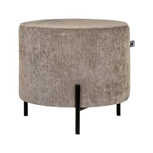 ΣΤΡΟΓΓΥΛΟ ΣΚΑΜΠΟ Fylliana New Lux ΚΑΦΕ ΧΡΩΜΑ 46x46x43εκ