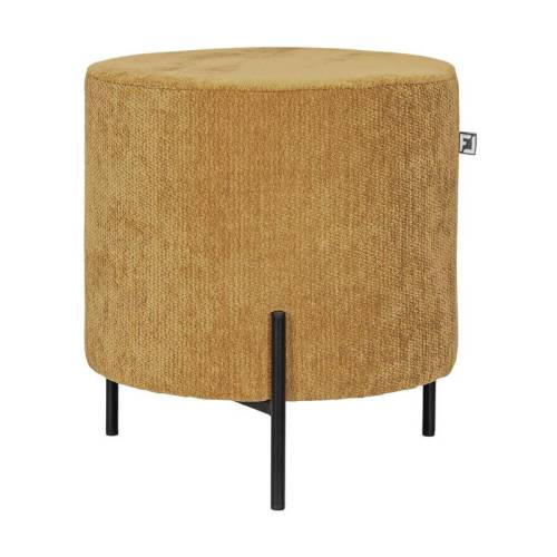 ΣΤΡΟΓΓΥΛΟ ΣΚΑΜΠΟ Fylliana New Lux ΜΟΥΣΤΑΡΔΙ ΧΡΩΜΑ 33x33x38εκ