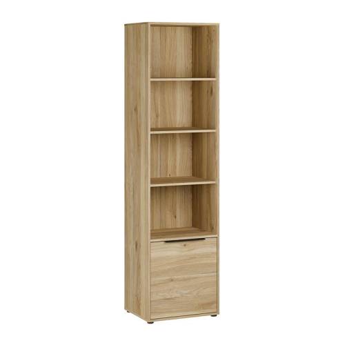 ΒΙΒΛΙΟΘΗΚΗ-ΡΑΦΙΕΡΑ ARIA MAUVELLA OAK ΧΡΩΜΑ 54x42x200εκ