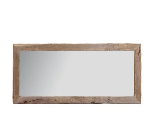 Καθρέπτης με κορνίζα από ανακυκλωμένο teak, 100x70cm MI128