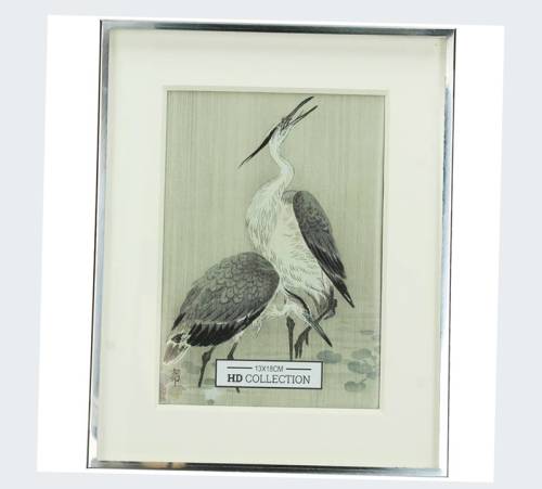 Φωτ/θήκη κορνίζα inox με γκραβούρα, 13x18cm XET-2795