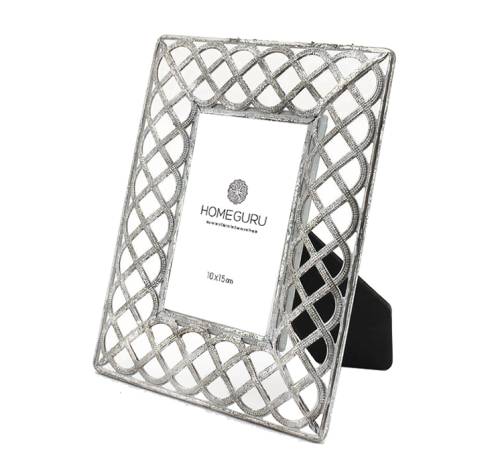 Φωτογραφοθήκη "Ρόμβος" (10x15) χρυσή, 19.5x24.5cm HT617