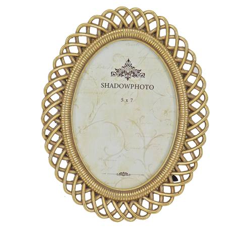 Οβάλ Φωτο/θήκη polyresin 13x18cm KO187