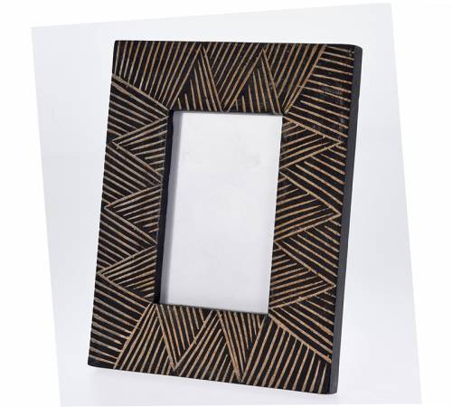 Φωτογραφοθήκη 10x15cm κορνίζα εθνικ από mango  KO205