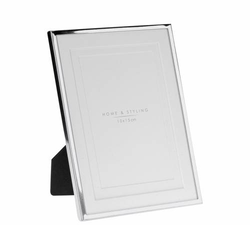 Φωτογραφοθήκη 10x15cm, κορνίζα αλουμινίου ασημί. KO207