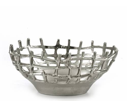 Χειροποίητο μπολ από χυτό αλουμίνιο "Tokyo" ,40cm AL819