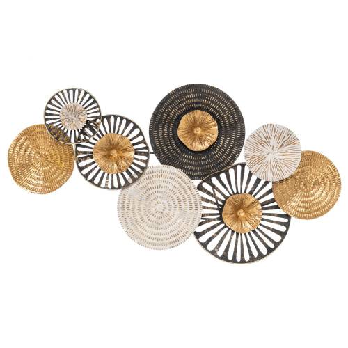 ΛΕΥΚΗ  ΜΑΥΡΗ  ΧΡΥΣΗ ΜΕΤΑΛΛΙΚΗ ΣΥΝΘΕΣΗ ΤΟΙΧΟΥ 118Χ61ΕΚ