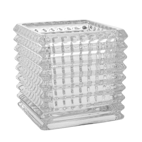 ΓΥΑΛΙΝΟΣ ΑΝΑΓΛΥΦΟΣ ΚΥΒΟΣ Φ15Χ15ΕΚ ΔΙΑΦΑΝΟΣ