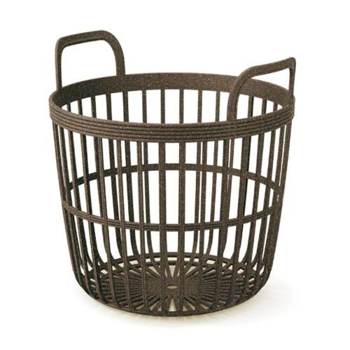 ZOE BASKET ECO WOOD ΚΑΦΕ ΠΛΑΣΤΙΚΟ ΚΑΛΑΘΙ Φ40Χ37ΕΚ