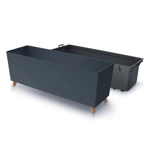 URBI CASE N ΑΝΘΡΑΚΙ ΠΛΑΣΤΙΚΗ ΖΑΡΝΤΙΝΙΕΡΑ 78Χ23Χ30ΕΚ