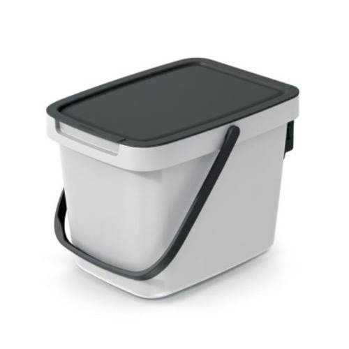 SYSTEMA Q collect ΓΚΡΙ ΠΛΑΣΤΙΚΟΣ ΚΑΔΟΣ 6LT 27Χ19Χ20ΕΚ