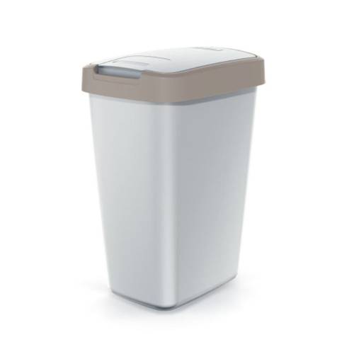 COMPACTA Q ΑΝΟΙΧΤΟ ΚΑΦΕ ΜΑΥΡΟ ΠΛΑΣΤΙΚΟΣ ΚΑΔΟΣ 12LT 26Χ20Χ36ΕΚ