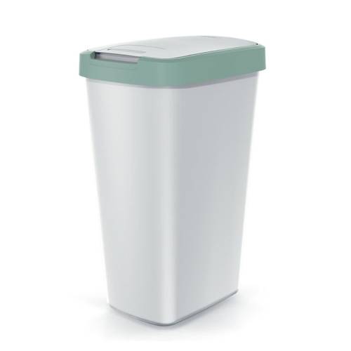 COMPACTA Q ΑΝΟΙΧΤΟ ΠΡΑΣΙΝΟ ΓΚΡΙ ΠΛΑΣΤΙΚΟΣ ΚΑΔΟΣ 45LT 39Χ39Χ61ΕΚ