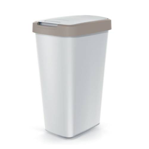 COMPACTA Q ΑΝΟΙΧΤΟ ΚΑΦΕ ΜΑΥΡΟ ΠΛΑΣΤΙΚΟΣ ΚΑΔΟΣ 45LT 39Χ39Χ61ΕΚ