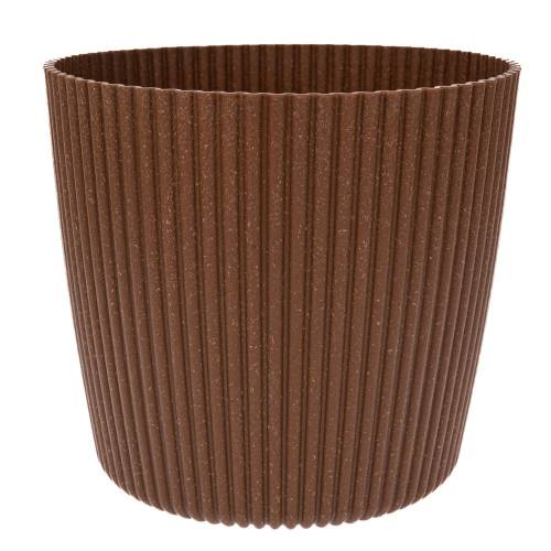 MILLY ROUND ECO WOOD ΦΥΣΙΚΟ ΧΡΩΜΑ ΠΛΑΣΤΙΚΟ ΚΑΣΠΩ Φ24Χ20ΕΚ