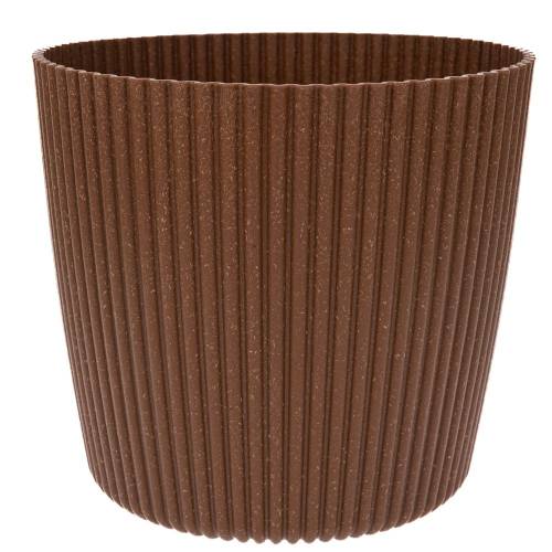 MILLY ROUND ECO WOOD ΦΥΣΙΚΟ ΧΡΩΜΑ ΠΛΑΣΤΙΚΟ ΚΑΣΠΩ Φ30Χ26ΕΚ