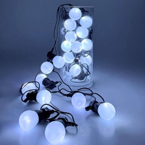 ΛΑΜΠΑΚΙ ΚΗΠΟΥ ΛΕΥΚΟ ΜΕ 25 LED ΛΑΜΠΕΣ 10ΜΕΤΡΑ