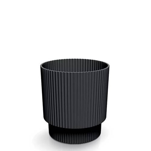 MILLY ROUND CHARCOAL ΠΛΑΣΤΙΚΟ ΚΑΣΠΩ Φ15Χ16ΕΚ