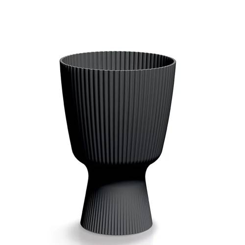 MILLY ROUND CARBON ΠΛΑΣΤΙΚΟ ΚΑΣΠΩ Φ15Χ21ΕΚ