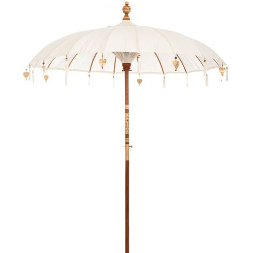 ΟΜΠΡΕΛΑ ΛΕΥΚΗ Φ185ΕΚxΗ260ΕΚ BALI