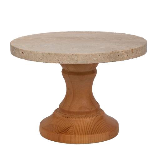 ΜΑΡΜΑΡΙΝΗ ΒΑΣΗ ΣΕ ΞΥΛΙΝΟ ΠΟΔΙ 25Χ17ΕΚ