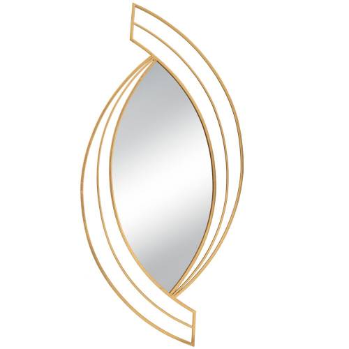 ΧΡΥΣΟΣ ΜΕΤΑΛΛΙΚΟΣ ΚΑΘΡΕΦΤΗΣ ΤΟΙΧΟΥ ΣΕ ΣΧΗΜΑ ΔΑΚΡΥ 53Χ2Χ116ΕΚ