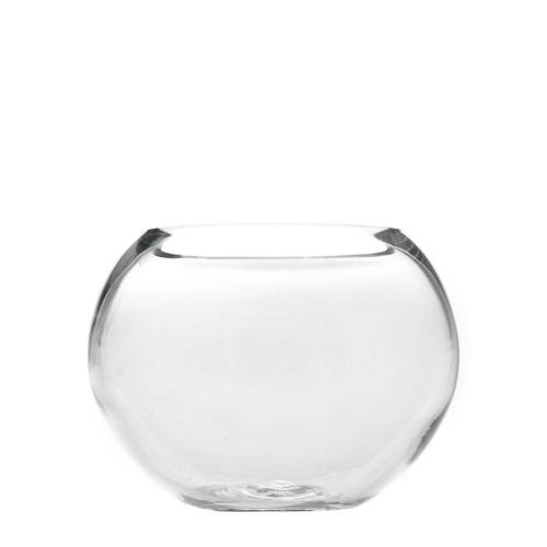 ΓΥΑΛΙΝΟ ΔΙΑΦΑΝΟ ΒΑΖΟ ΣΤΡΟΓΓΥΛΟ Φ 20Χ17 ΕΚ