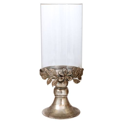 ΑΣΗΜΙ ΑΝΤΙΚΕ ΜΕΤΑΛΛΙΚΟ ΚΗΡΟΠΗΓΙΟ ΜΕ ΓΥΑΛΙ 12,5Χ12,5Χ32ΕΚ