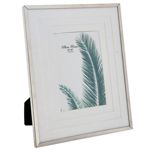 ΑΣΗΜΙ ΜΕΤΑΛΛΙΚΗ ΚΟΡΝΙΖΑ 10Χ15 ΕΚ ΜΕ ΦΑΡΔΥ ΛΕΥΚΟ ΠΛΑΙΣΙΟ