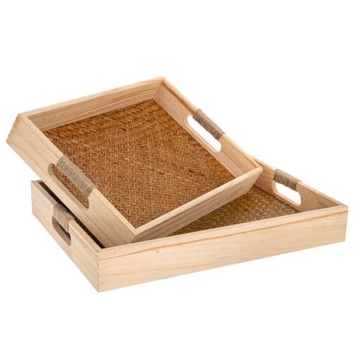 ΣΕΤ 2 ΞΥΛΙΝΟΣ ΔΙΣΚΟΣ ΜΕ ΨΑΘΑ 40Χ30Χ6 35Χ25Χ6ΕΚ ΠΑΡ ΜΟ