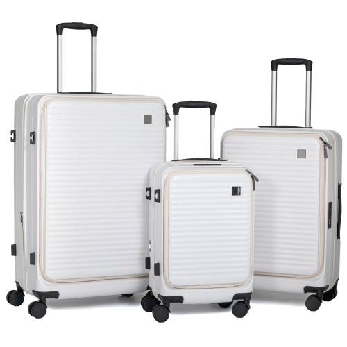 ΣΕΤ 3 ΛΕΥΚΗ ΒΑΛΙΤΣΑ ΜΕ 4ΡΟΔΕΣ 50 61 71ΕΚ ΜΕ ΑΝΟΙΓΜΑ ΑΠΟ ΠΑΝΩ (PROMOTION)