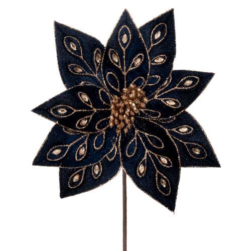 ΜΠΛΕ ΒΕΛΟΥΔΙΝΟ ΑΛΕΞΑΝΔΡΙΝΟ ΜΕ ΔΙΑΜΑΝΤΑΚΙΑ ΚΛΑΔΙ 60ΕΚ