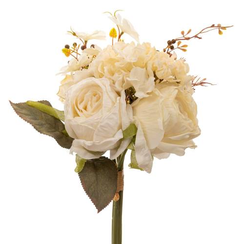 ΚΡΕΜ ΜΠΟΥΚΕΤΟ ΤΡΙΑΝΤΑΦΥΛΛΟ ΜΕ ΨΙΛΟΛΟΥΛΟΥΔΟ 33ΕΚ.