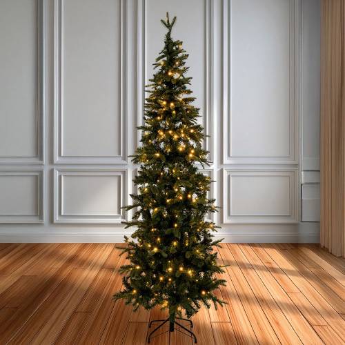 ΔΕΝΔΡΟ PRE-LIT SLIM ALPINE 180EK ΜΕ 200 LED ΛΕΥΚΑ ΛΑΜΠΑΚΙΑ