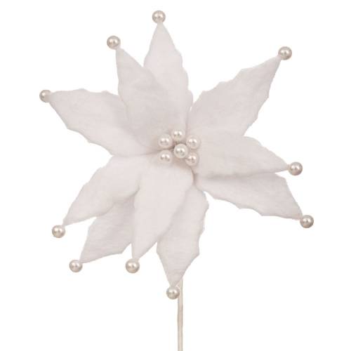 ΛΕΥΚΟ ΑΛΕΞΑΝΔΡΙΝΟ ΚΛΑΔΙ Φ30Χ56ΕΚ ΜΕ ΛΕΥΚΕΣ ΠΕΡΛΕΣ