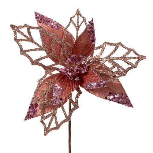 ΡΟΖ ΑΛΕΞΑΝΔΡΙΝΟ ΚΛΑΔΙ ΜΕ GLITTER Φ26Χ45ΕΚ