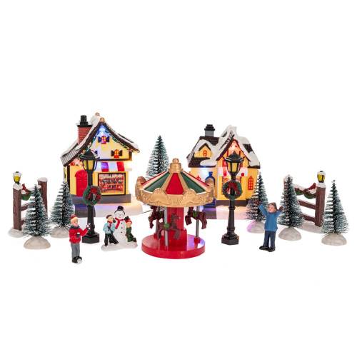 ΦΩΤΙΖΟΜΕΝΟ ΣΚΗΝΙΚΟ ΧΩΡΙΟ ΜΕ ΦΙΓΟΥΡΕΣ  ΜΠΑΤΑΡΙΑΣ