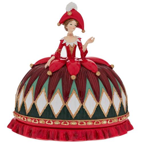 ΚΟΚΚΙΝΗ ΠΟΛΥΡΕΖΙΝ ΒΑΣΙΛΙΣΣΑ 26.5Χ17Χ26ΕΚ ΜΠΙΣΚΟΤΙΕΡΑ