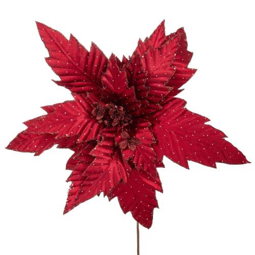 ΚΟΚΚΙΝΟ ΑΛΕΞΑΝΔΡΙΝΟ ΚΛΑΔΙ ME GLITTER 55ΕΚ Φ48Χ65ΕΚ