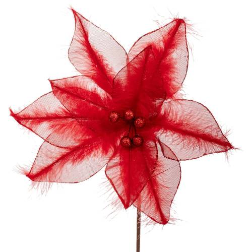 ΚΟΚΚΙΝΟ ΑΛΕΞΑΝΔΡΙΝΟ ΚΛΑΔΙ ΜΕ ΠΟΥΠΟΥΛΑ Φ28Χ40ΕΚ