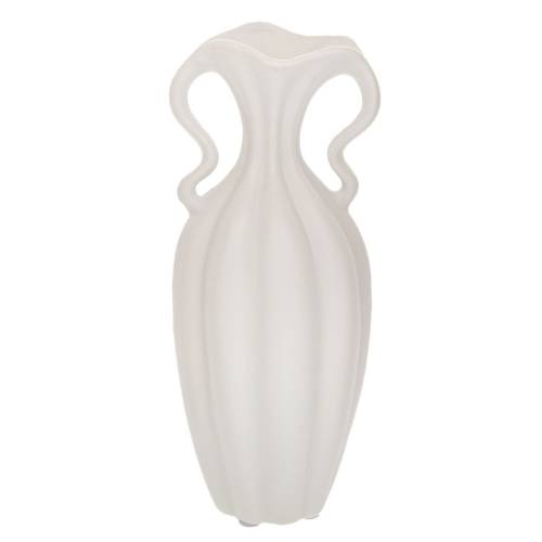 ΛΕΥΚΟ ΚΕΡΑΜΙΚΟ ΒΑΖΟ ΣΕ ΣΧΗΜΑ ΚΟΛΟΚΥΘΑΣ 30Χ13ΕΚ