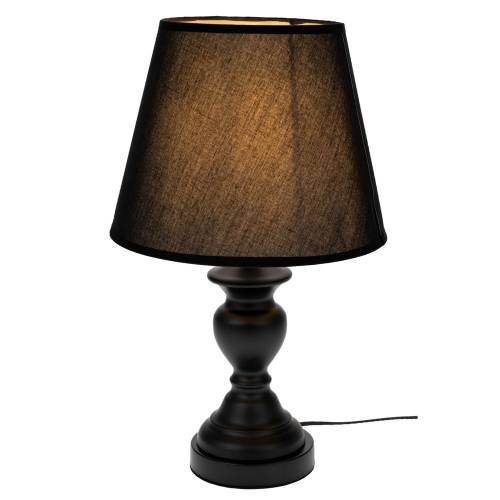 ΜΑΥΡΟ ΜΕΤΑΛΛΙΚΟ ΛΑΜΠΑΤΕΡ ΜΕ ΜΑΥΡΟ ΚΑΠΕΛΟ 41ΕΚ