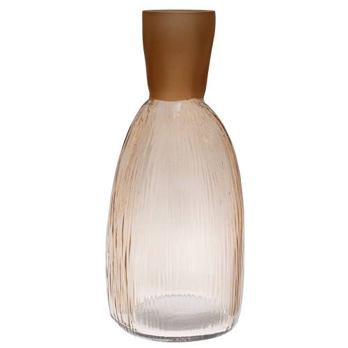 ΜΕΛΙ ΓΥΑΛΙΝΟ ΒΑΖΟ ΜΕ ΜΑΤ ΚΑΦΕ ΣΤΟΜΙΟ Φ15Χ34ΕΚ