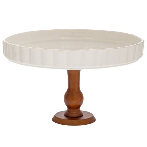 ΚΕΡΑΜΙΚΟΣ ΔΙΣΚΟΣ ΣΕΡΒΙΡΙΣΜΑΤΟΣ ΜΕ BAMBOO ΠΟΔΙ Φ27,5Χ16ΕΚ ΣΤΡΟΓΓΥΛΟΣ